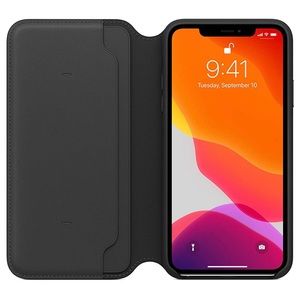 Genuine Apple Leather Folio (for iPhone 11 Pro Max) - Black